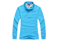 long sleeve knit pique golf T- shirt